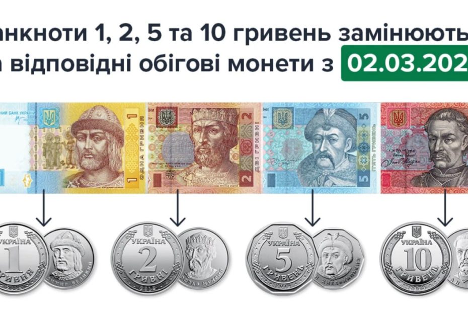 з 2 березня багато купюр зникне в Україні